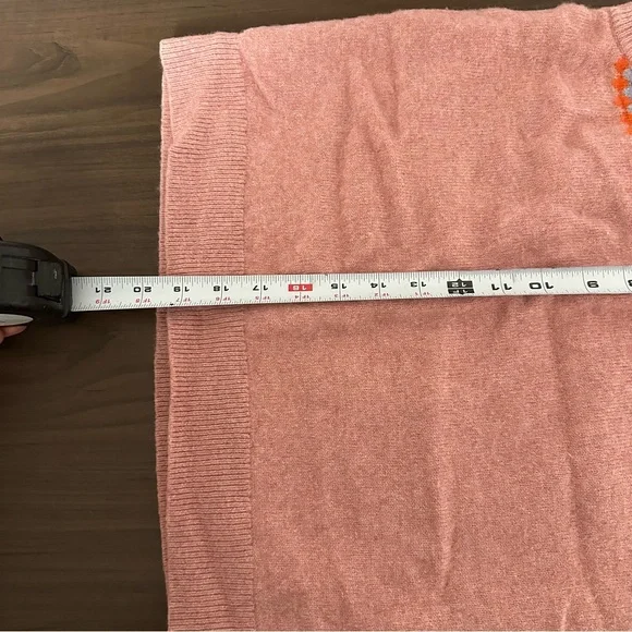 Boden Pink Fair Isle Sweater Tank with Blue Yoke - Picture 10 of 11